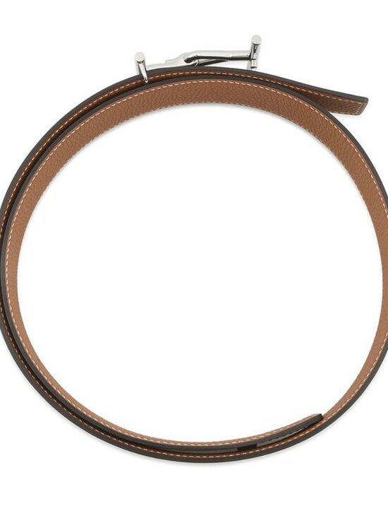 Hermes Belt Jumbo Black Gold Silver Box Calf Togo 80 main image 3